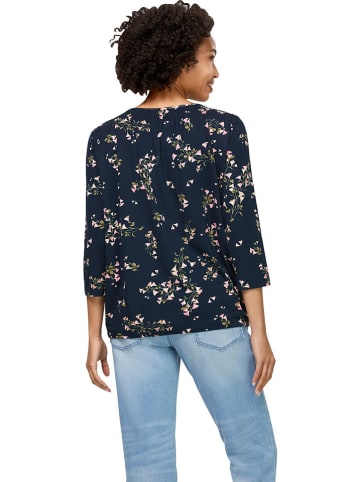 Heine Longsleeve in Dunkelblau/ Bunt