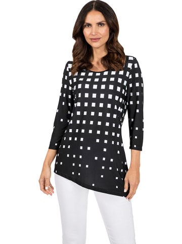 WITT WEIDEN Longsleeve in Schwarz/ Weiß