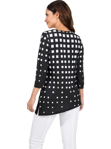 WITT WEIDEN Longsleeve in Schwarz/ Weiß