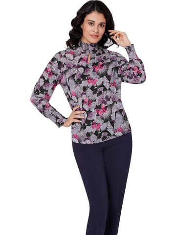 WITT WEIDEN Bluse in Lila/ Pink/ Schwarz