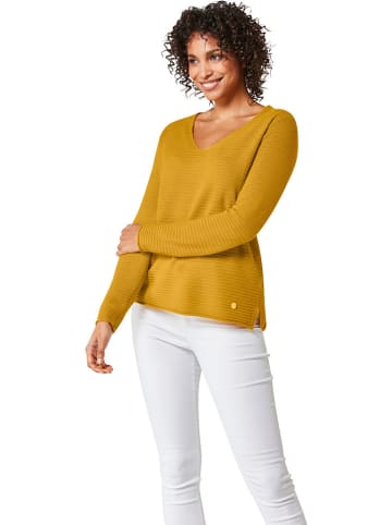 Heine Kaschmirpullover in Gelb