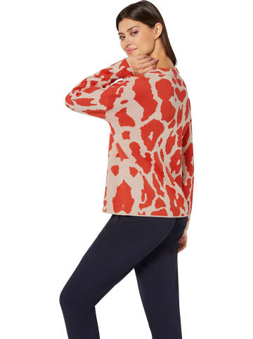 WITT WEIDEN Pullover in Beige/ Rot