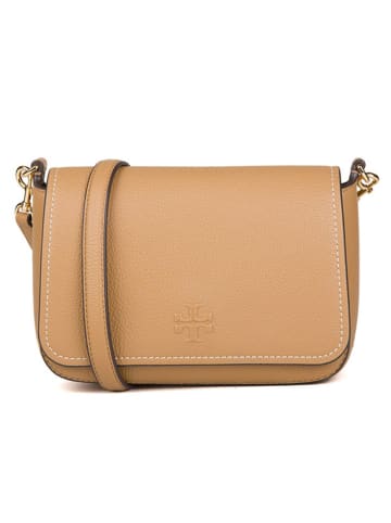 Tory Burch Leder-Umhängetasche in Beige - (B)24 x (H)15 x (T)9 cm