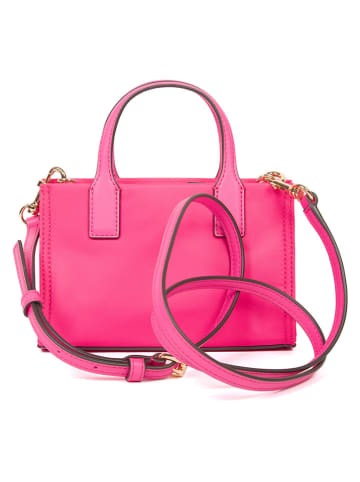 Tory Burch Leren handtas roze - (B)18 x (H)11 x (D)7 cm
