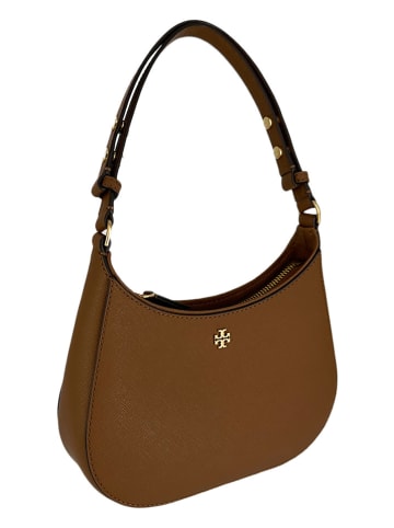 Tory Burch Leder-Schultertasche in Schwarz - (B)21 x (H)15 x (T)4 cm