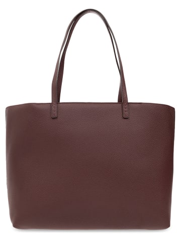 Tory Burch Skórzana torebka w kolorze brązowym - 35 x 29 x 14 cm
