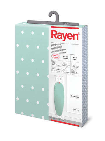 Rayen Pokrowiec w kolorze zielonym na deske - 130 x 47 cm