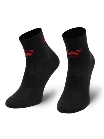 Spaio Laufsocken "Running" in Schwarz/ Rot
