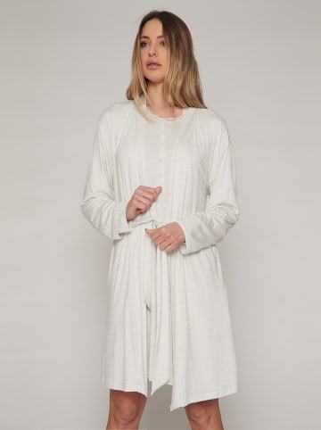 admas Morgenmantel in Creme