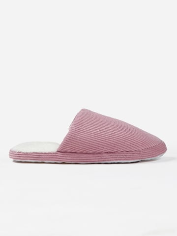 admas Hausschuhe in Rosa/ Creme