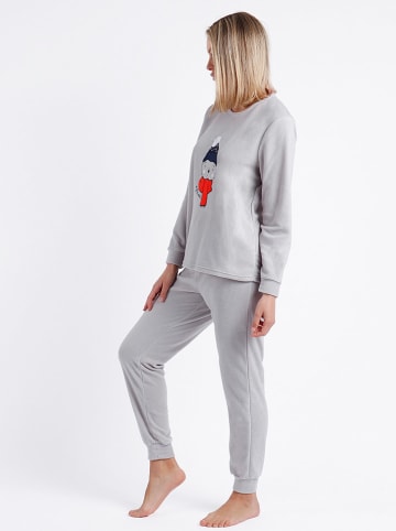 admas Pyjama grijs