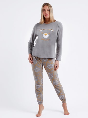 admas Pyjama grijs