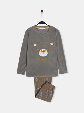 admas Pyjama grijs