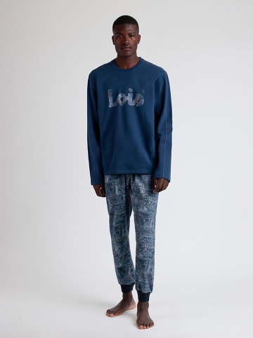 Lois Pyjama in Dunkelblau