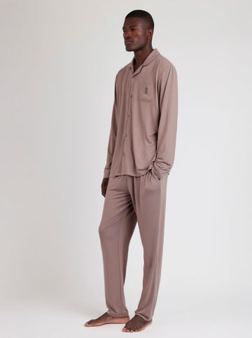 admas Piżama w kolorze jasnobrązowym