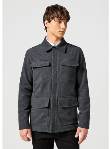 Wrangler Übergangsjacke in Anthrazit