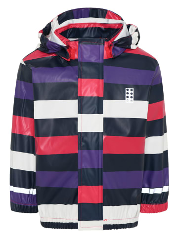 LEGO Regenjacke "Jane" in Dunkelblau/ Lila/ Pink