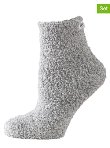 Nur Die 2er-Set: Socken in Grau