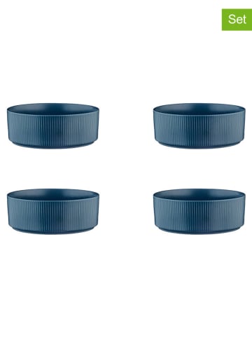 Björn 4er-Set: Frühstücksschalen "Scandi" in Dunkelblau - Ø 16,5 cm