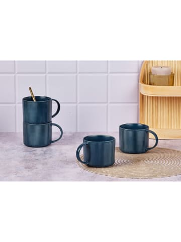 Björn 4er-Set: Tassen "Scandi" in Dunkelblau - 500 ml