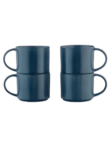 Björn 4er-Set: Tassen "Scandi" in Dunkelblau - 500 ml