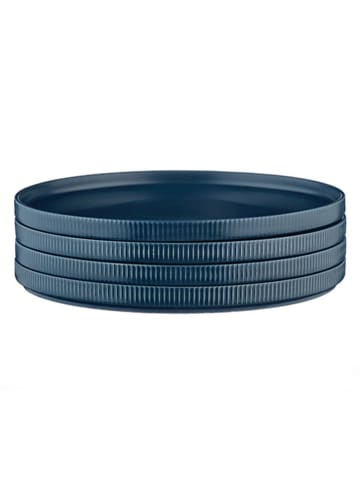 Björn Talerze obiadowe (4 szt.) "Scandi" w kolorze grantowym - Ø 27,5 cm