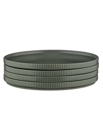 Björn 4-delige set: dessertborden "Scandi" olijfgroen - Ø 21,5 cm