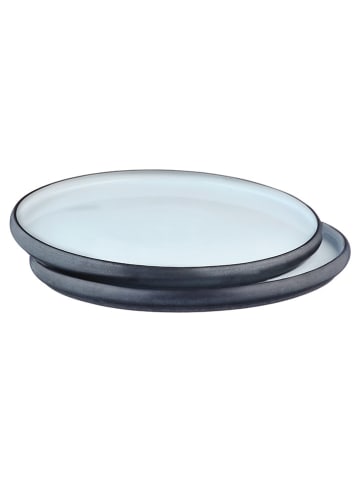 Björn 2er-Set: Servierteller "Gourmet" in Schwarz/ Weiß - Ø 33 cm