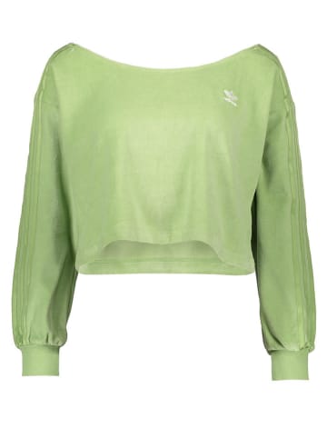 adidas Sweatshirt in Grün