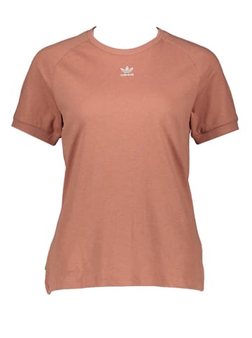 adidas Shirt "Essential" in Hellbraun