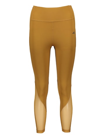 adidas Legginsy sportowe "TRLD" w kolorze jasnobrązowym