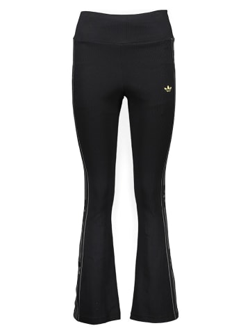 adidas Leggings "Flared" in Schwarz