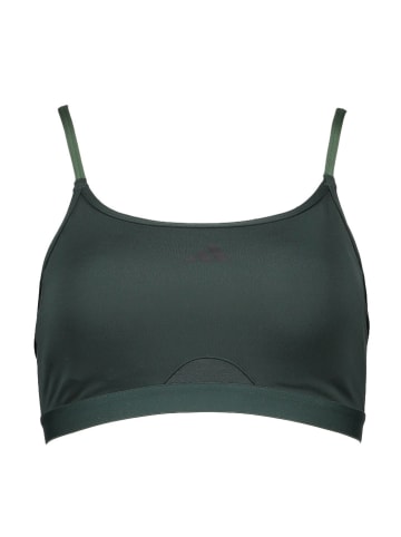 adidas Sportbeha "Yoga" donkergroen - low