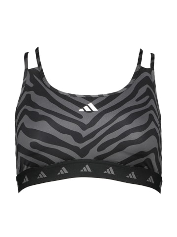 adidas Sport-BH "HYGLM" in Grau - Medium