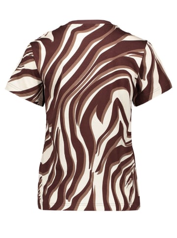 adidas Shirt "AOP" in Braun/ Creme