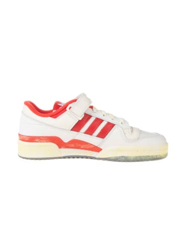 adidas Leder-Sneakers "Forum 84" in Weiß/ Rot
