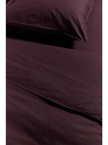 Ambiante Beddengoedset "Uni" bordeaux