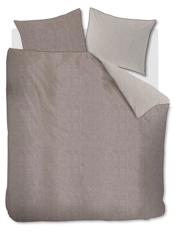 Rivièra Maison Komplet pościeli "Chevron" w kolorze jasnobrązowym