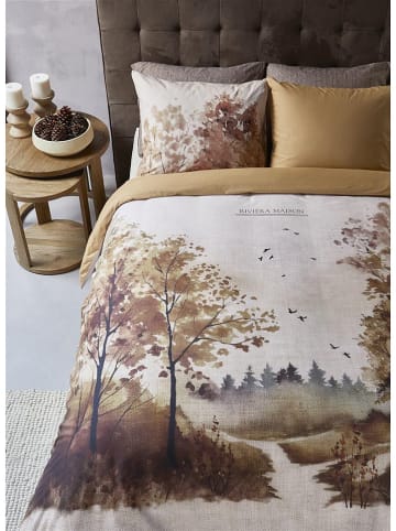 Rivièra Maison Beddengoedset "Aurelia" lichtbruin/beige