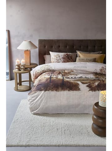 Rivièra Maison Beddengoedset "Aurelia" lichtbruin/beige