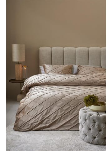 Rivièra Maison Fluwelen beddengoedset "Diamond" lichtbruin