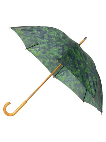 Mars & More Parasol "Fir Branches" w kolorze zielonym - Ø 105 cm