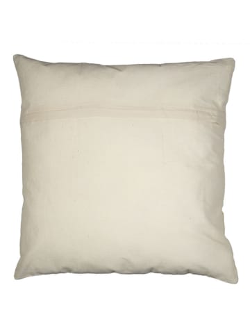 Mars & More Kissen "Swiss Cow" in Weiß/ Grau - (L)50 x (B)50 cm