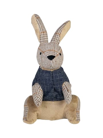 Mars & More Stoper "Rabbit" w kolorze jasnobrązowo-niebieskim do drzwi - 23 x 31 x 15 cm