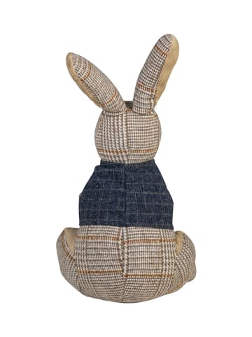 Mars & More Stoper "Rabbit" w kolorze jasnobrązowo-niebieskim do drzwi - 23 x 31 x 15 cm