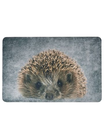 Mars & More Wycieraczka "Hedgehog" w kolorze jasnobrązowo-szarym - 50 x 75 cm