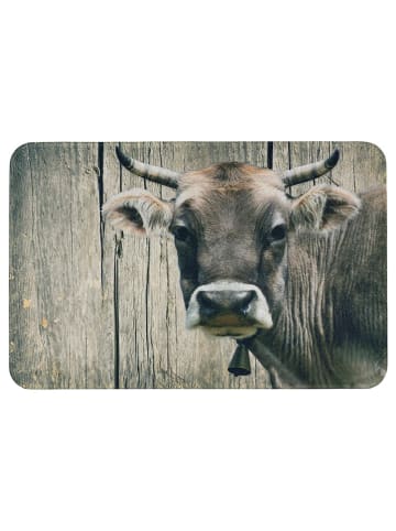 Mars & More Fußmatte "Swiss Cow" in Hellbraun - (L)50 x (B)75 cm