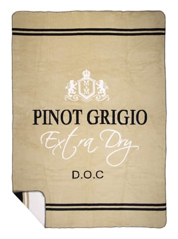 Mars & More Plaid "Pinot Grigio" in Beige - (L)200 x (B)150 cm