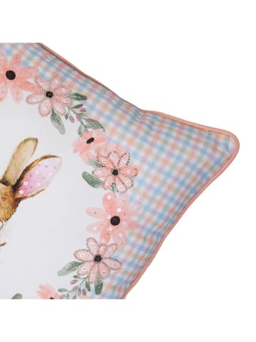 Mars & More Kissen in Hellblau - (L)45 x (B)45 cm