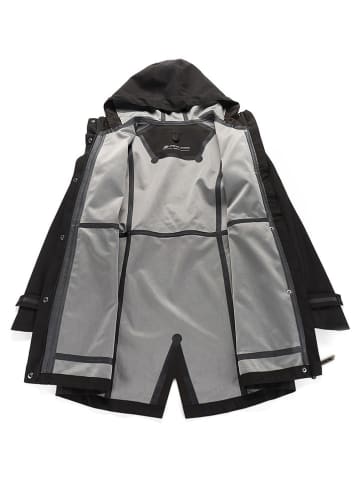Alpine Pro Regenmantel "Setija" in Schwarz